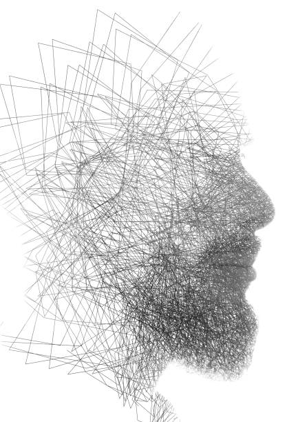 istock A portrait combined with a digital illustration 1224628239