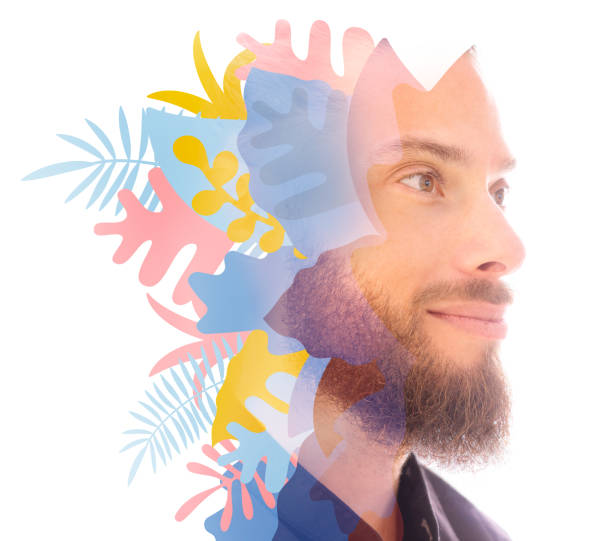 istock A portrait combined with a digital illustration 1224628335