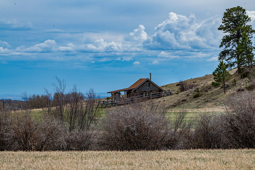A log building in Western USA - Montana