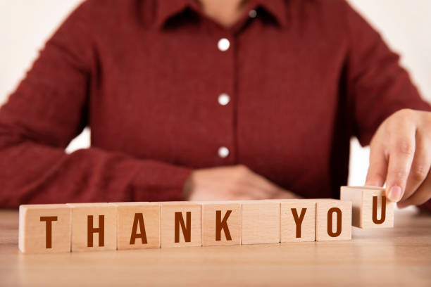 istock Thank You with Wood Cubes 1224632518