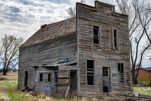 Very old building in Western USA - Montana