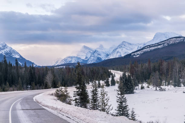 istock Canadian Winter Highway 1224636362