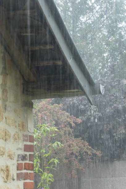 istock thunderstorm, torrential rain in Normandy 1224636594