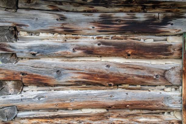 Very old log building in Western USA - Montana