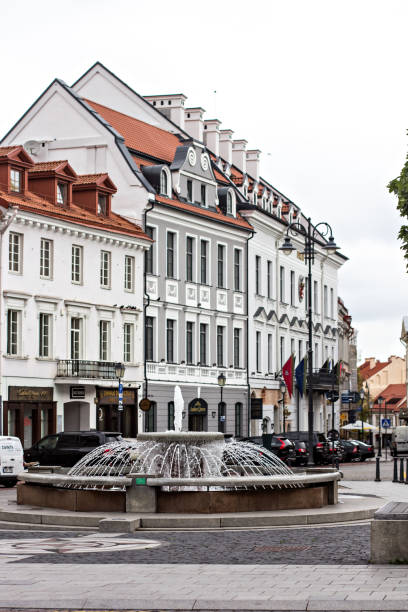istock Ancient streets of Vilnius city 1224638793