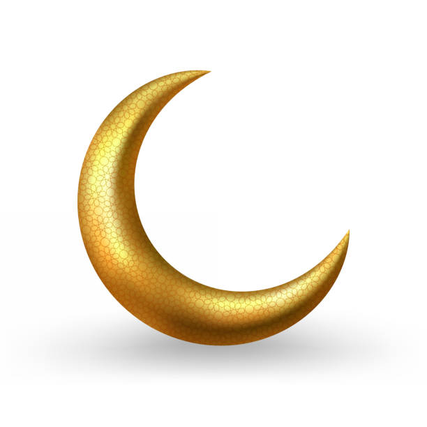 istock Ramadan Kareem with golden luxurious crescen,template islamic ornate greeting card. vector illustration. 1224639419