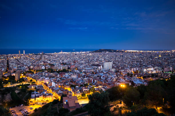 istock Barcelona Cityscape at Twilight 1224640741