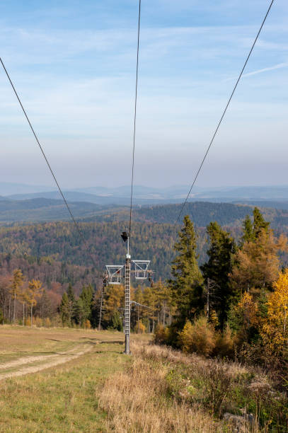 istock Gondola lift at Jaworzyna Krynicka 1224641549