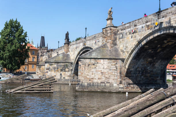 istock Charles Bridge on a sunny summer day. Prague, Czech Republic 1224642112