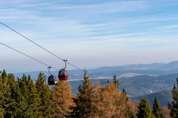 istock Gondola lift at Jaworzyna Krynicka 1224642170