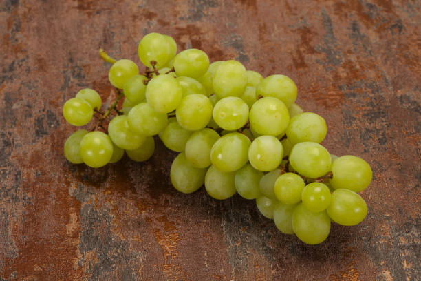 istock Sweet ripe Green grape branch 1224657995