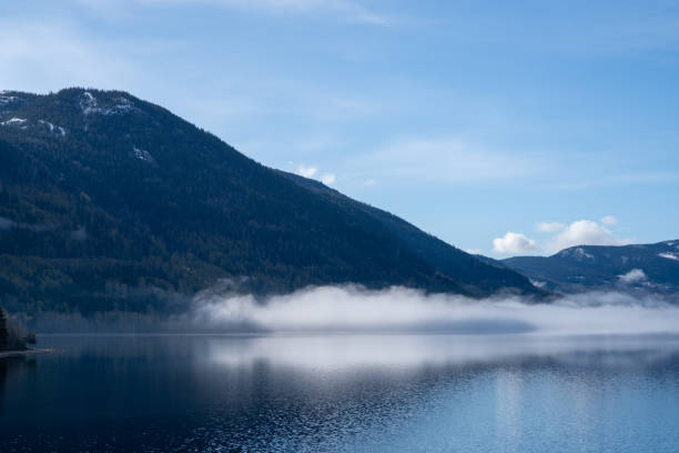 istock Fog rising over the Kroderen lake in Norway 1224665437