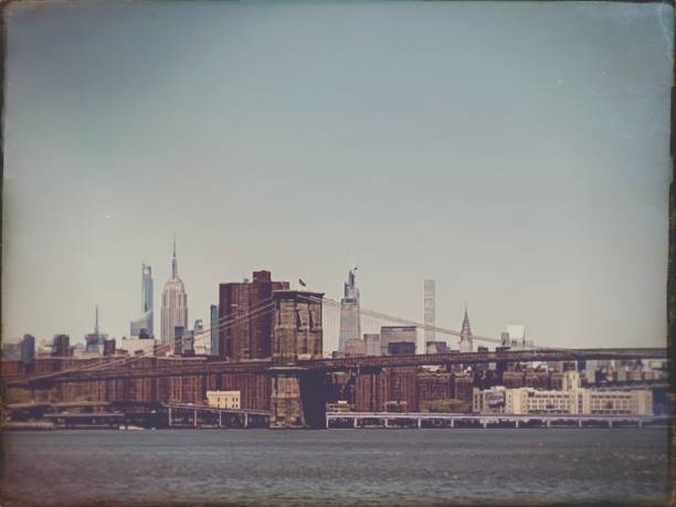 istock Brooklyn Bridge and New York Skyline with the Empire State Building 1224672198