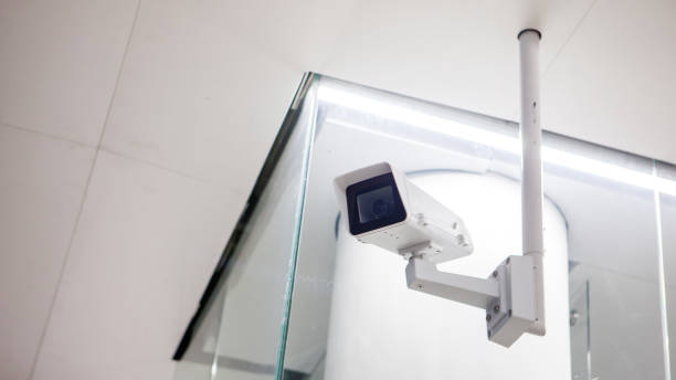 istock CCTV camera in the subway room, public place, security and video surveillance. 1224672840