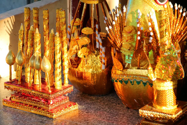 istock 2 Offerings to Buddha, Udong 1224677878