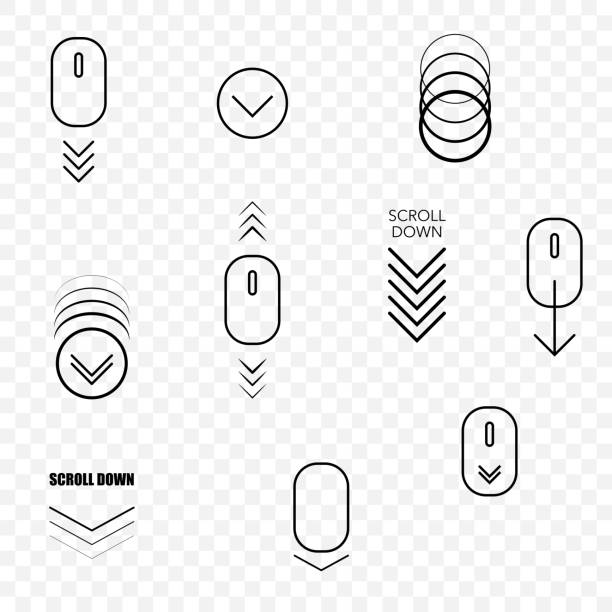 3,400+ Scroll Down Stock Illustrations, Royalty-Free Vector Graphics ...