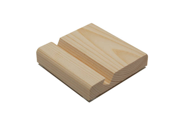 istock Wooden stand for smartphone 1224682985