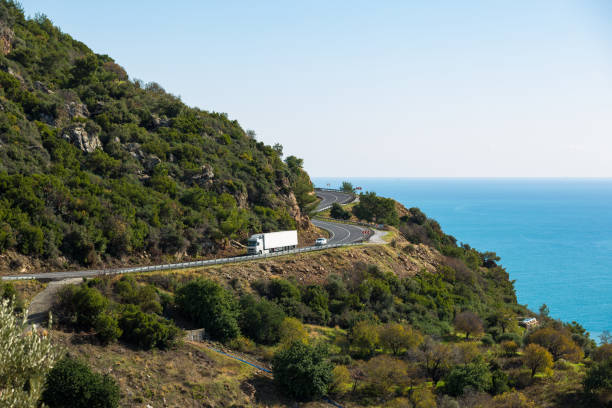 istock The road along the seashore Alanya - Anamur 1224683837