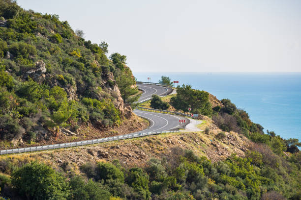 istock The road along the seashore Alanya - Anamur 1224683968