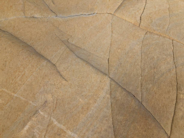 istock yellow grunge rock texture background with cracks.yellow mountain texture closeup. Cracked natural stone surface 1224687113