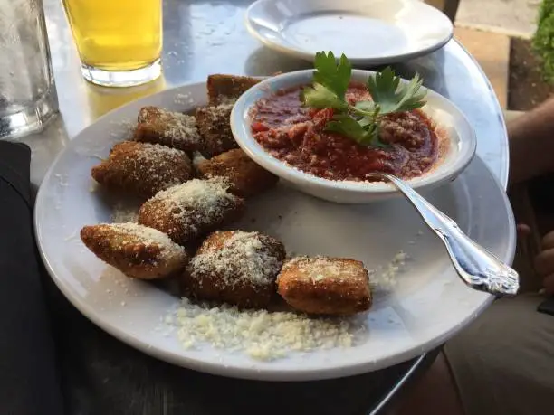 Photo of Toasted Ravioli with Marinara Sauce, The Hill, St. Louis, Missouri, USA