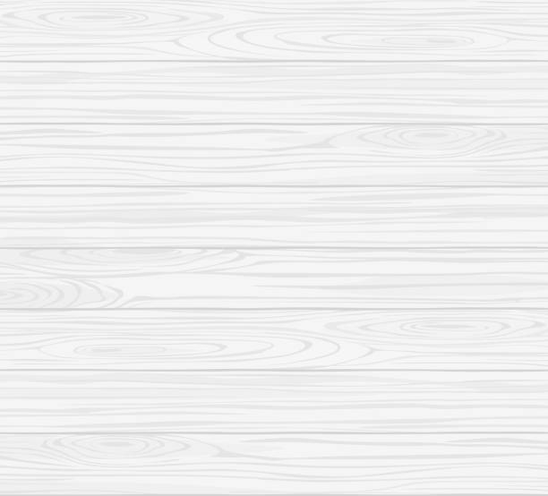 White wood texture vector illustration, wooden horizontal light plank pattern with grunge surface for floor parquet, modern textured rough wall background White wood texture vector illustration. Wooden horizontal light plank pattern with grunge surface for floor parquet, modern textured rough wall, rustic home interior design. Grey timber background wood background stock illustrations