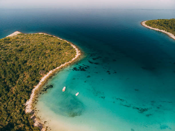 istock Aerial View Beautiful Coastline at Turkey 1224689721