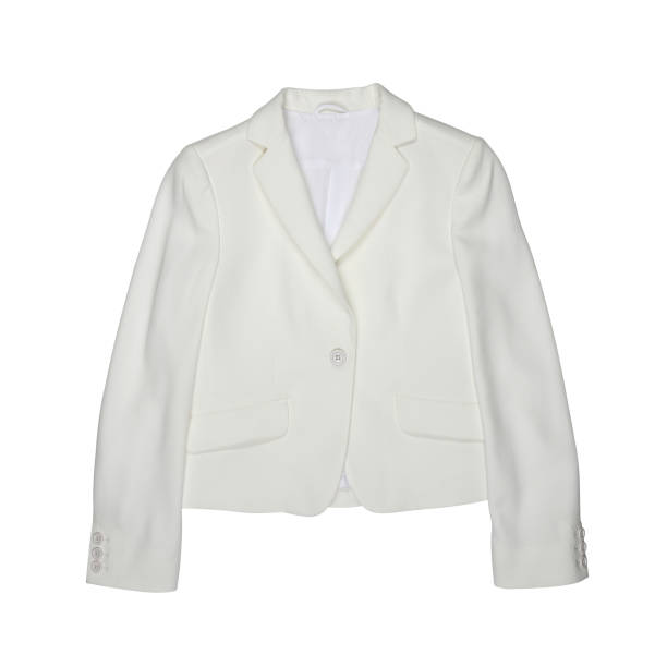 istock White female jacket isolated on white background 1224704062
