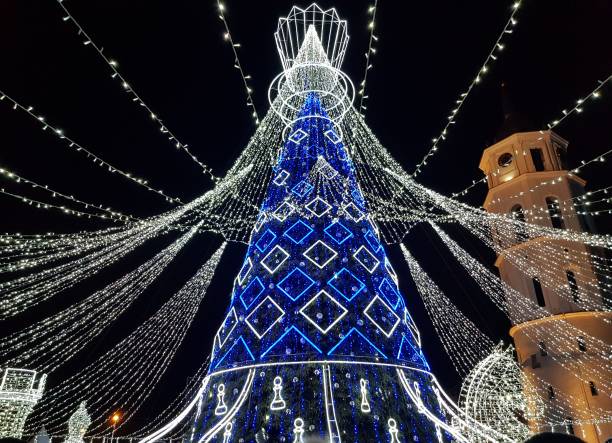 istock Beautiful Christmas tree at Cathedral Square 1224725700