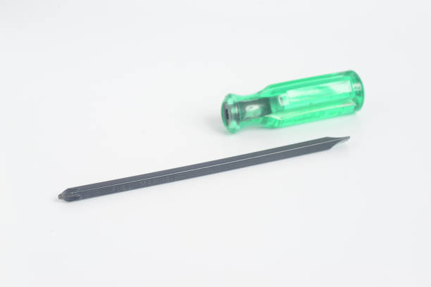 istock Common screwdriver  and Cross - Reset Head Screwdriver on white background 1224737781