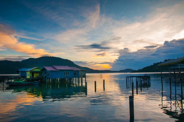 sunset in the Anambas Islands, Indonesia
