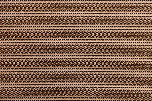 istock Side view of a pile of corrugated cardboard 1224749268