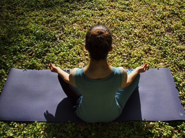 istock Yoga in the park 1224753867