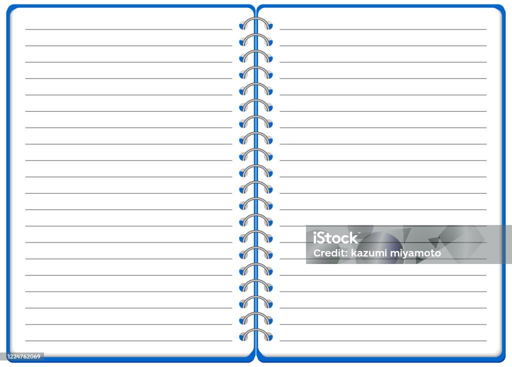 Ring Notes Design Ring Note Frame Illustration Vector Stock Illustration - Download Image ...