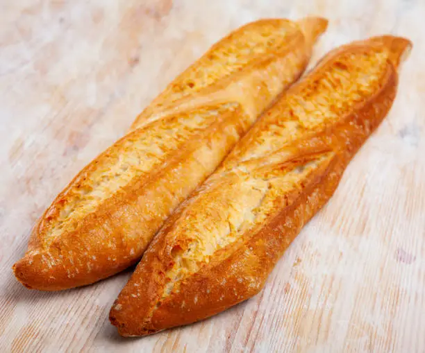 Photo of Two French baguettes