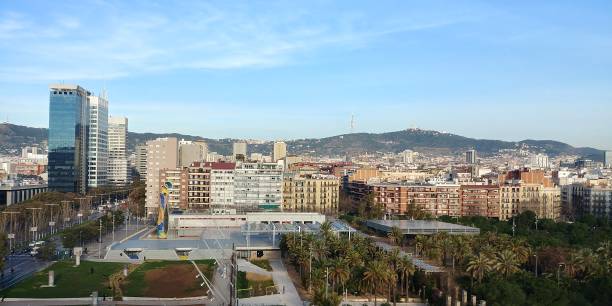 istock Panorama from Las Arenas Shopping Mall, Barcelona 1224763488