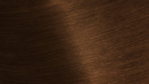 istock dark brown hair texture, macro 1224763823