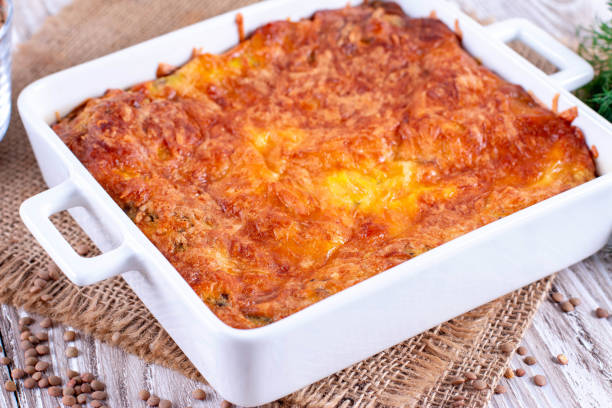 istock Casserole with vegetables and cheese 1224774235