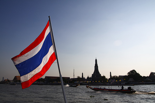 The flag of Thailand is a symbol of being a country.