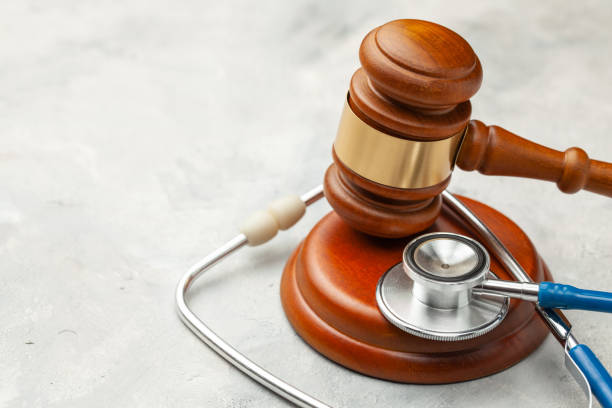 istock Judge gavel and stethoscope 1224781471
