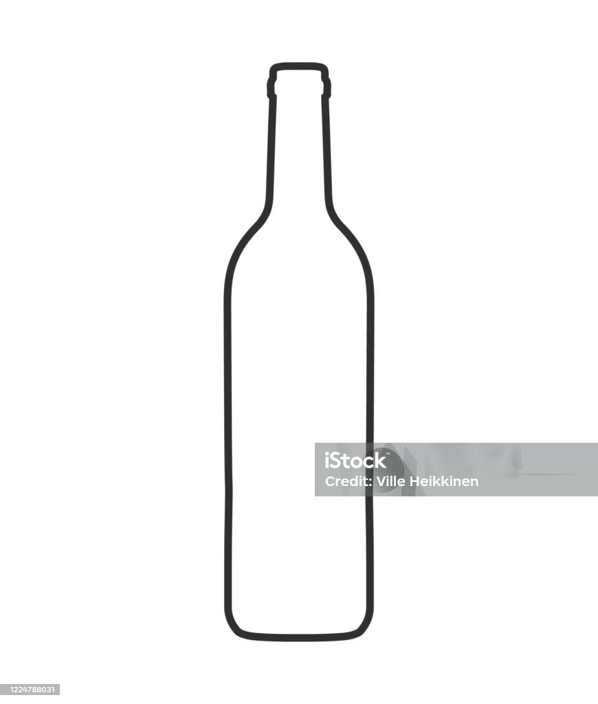 Biểu Tượng Hình Dạng Biểu Tượng Chai Rượu Thủy Tinh Hình Ảnh Minh ...