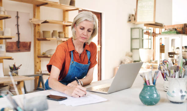 istock Her ceramic business grows day by day 1224791938
