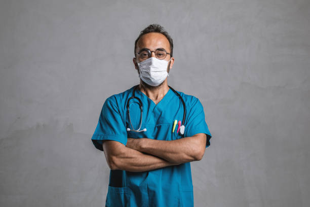 istock Male Doctor in Surgical Mask 1224791986