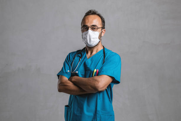 istock Male Doctor in Surgical Mask 1224793034