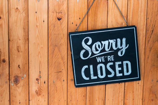 istock Sorry we're closed sign. grunge image hanging 1224793051