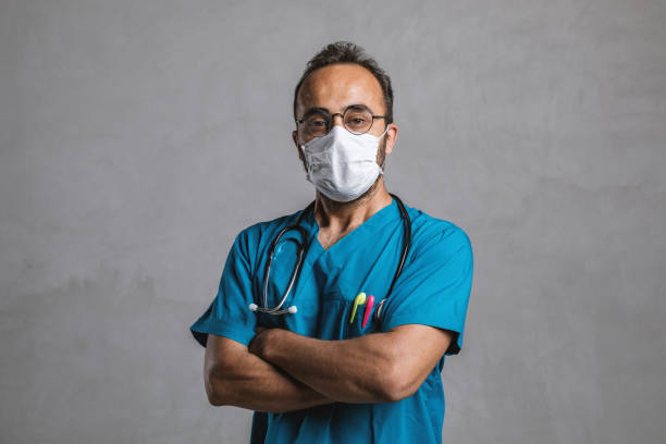 istock Male Doctor in Surgical Mask 1224793129