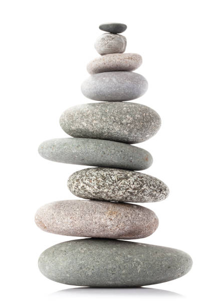 istock Pyramid of sea pebbles 1224795909