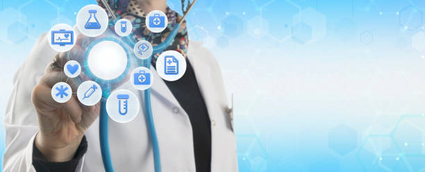 istock Master of Medicine on Blue Backgrounds 1224797886