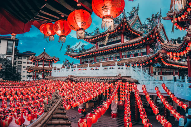 Thean Hou Temple Chinese new year feel kuala lumpur stock pictures, royalty-free photos & images