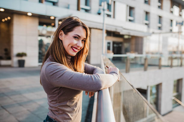 istock Young woman looking into the distance 1224802551